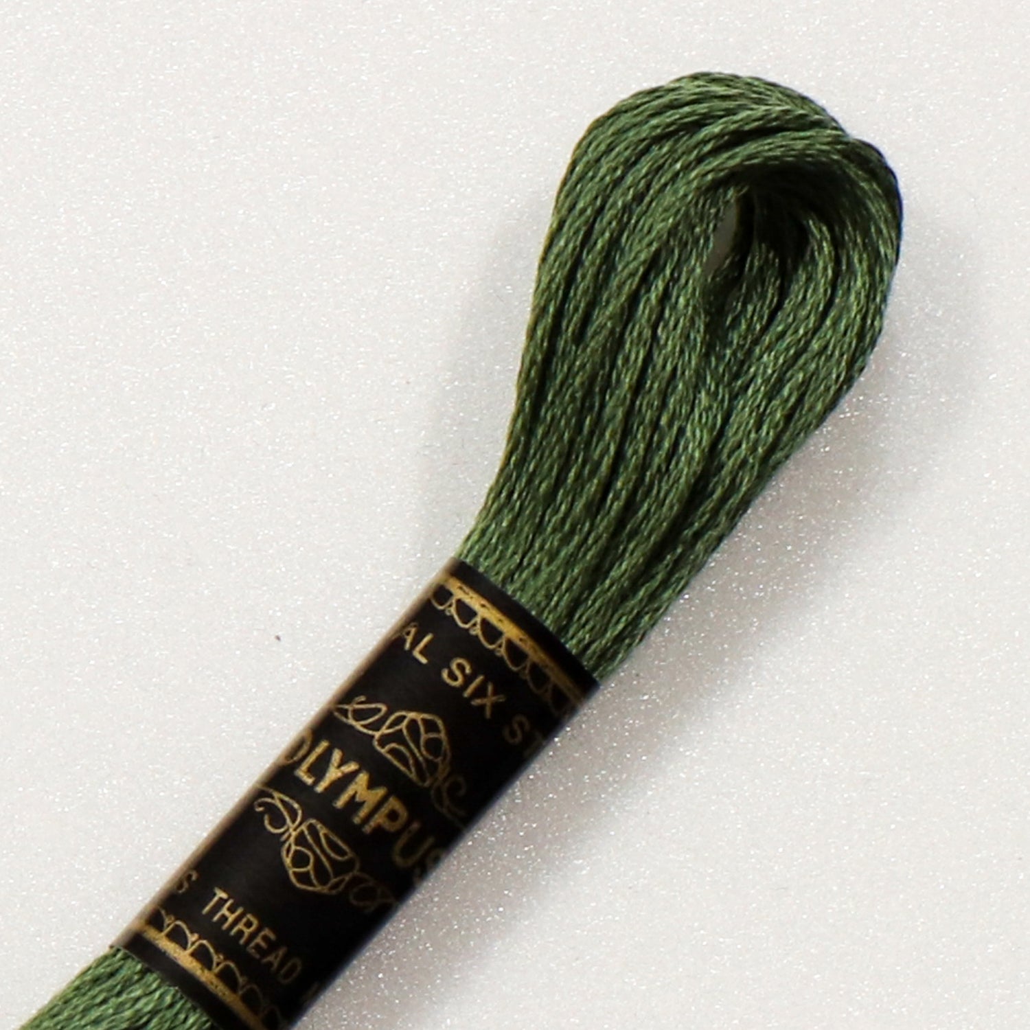 No. 25 embroidery thread, green