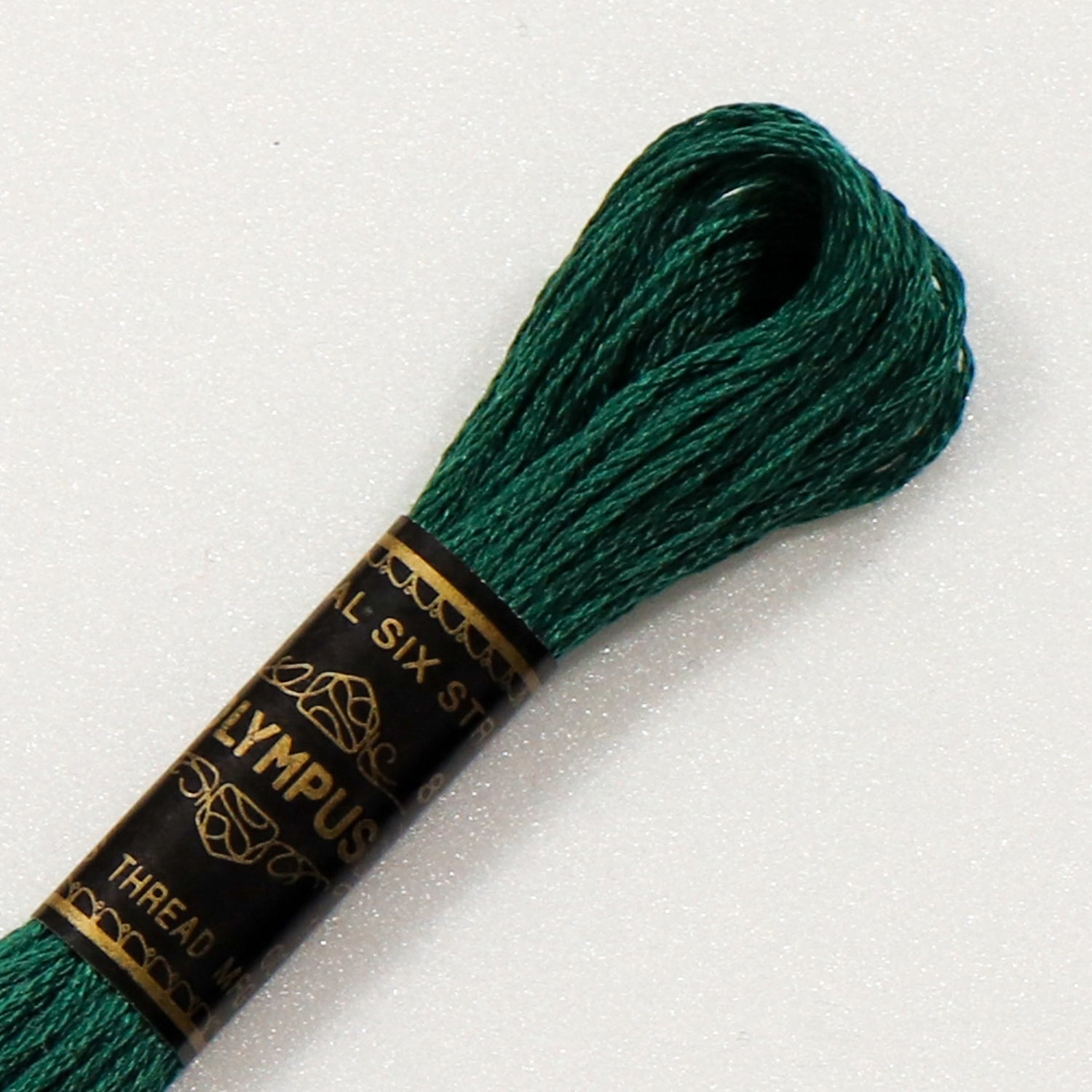 No. 25 embroidery thread, green