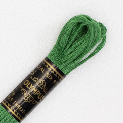 No. 25 embroidery thread, green