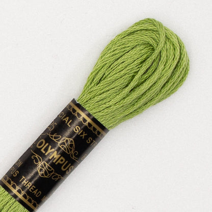 No. 25 embroidery thread, green