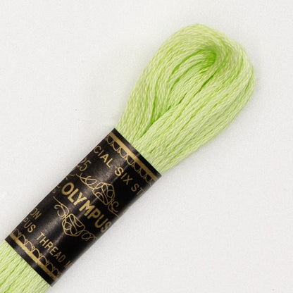 No. 25 embroidery thread, green