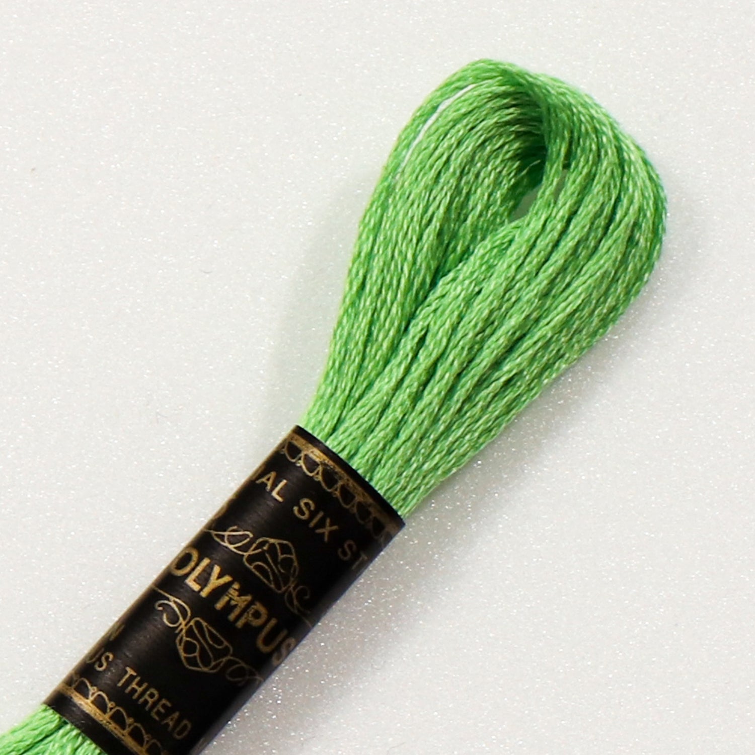 No. 25 embroidery thread, green