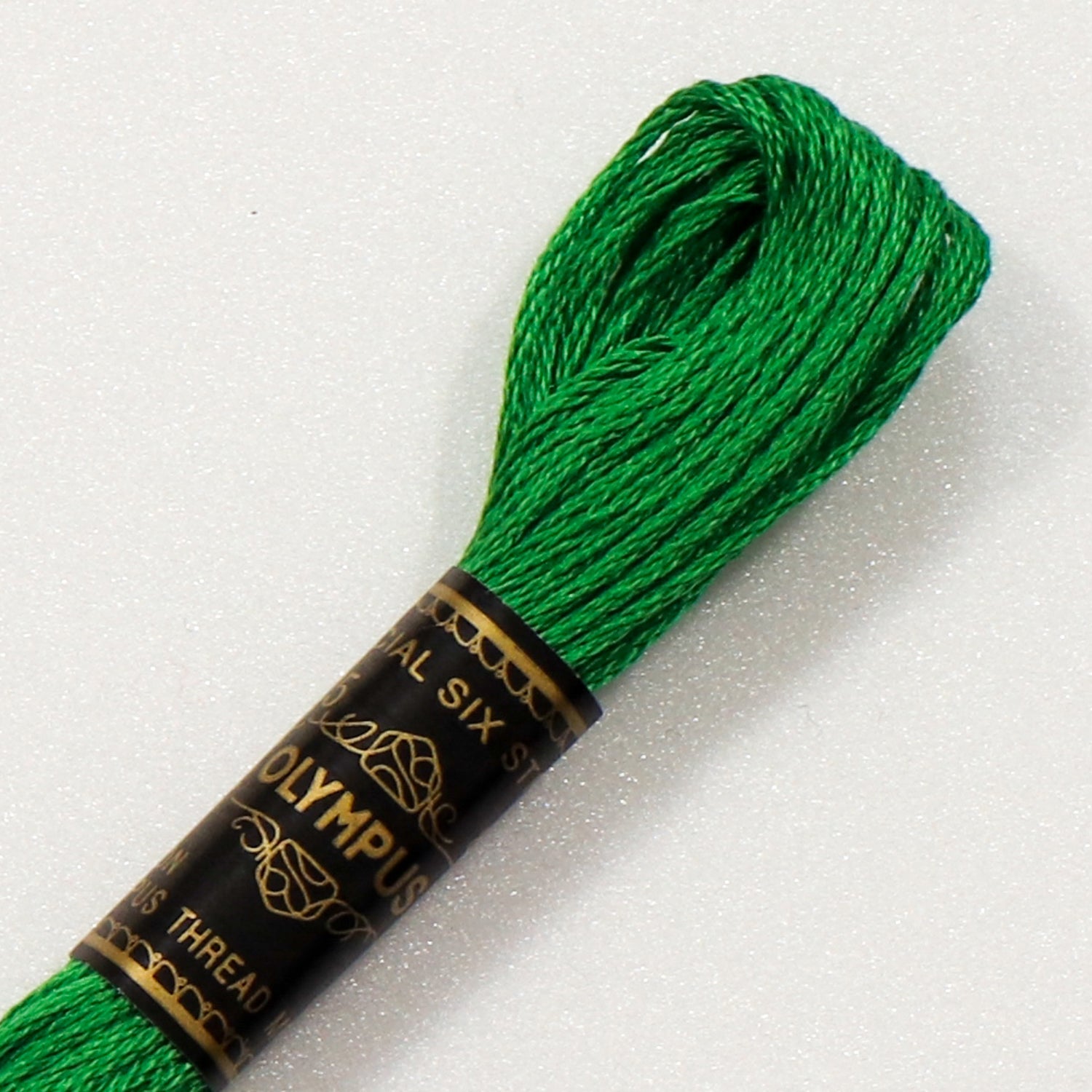 No. 25 embroidery thread, green