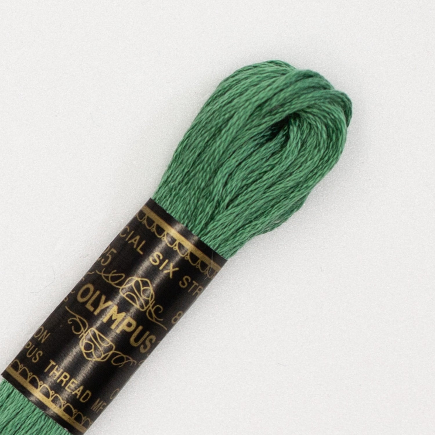 No. 25 embroidery thread, green