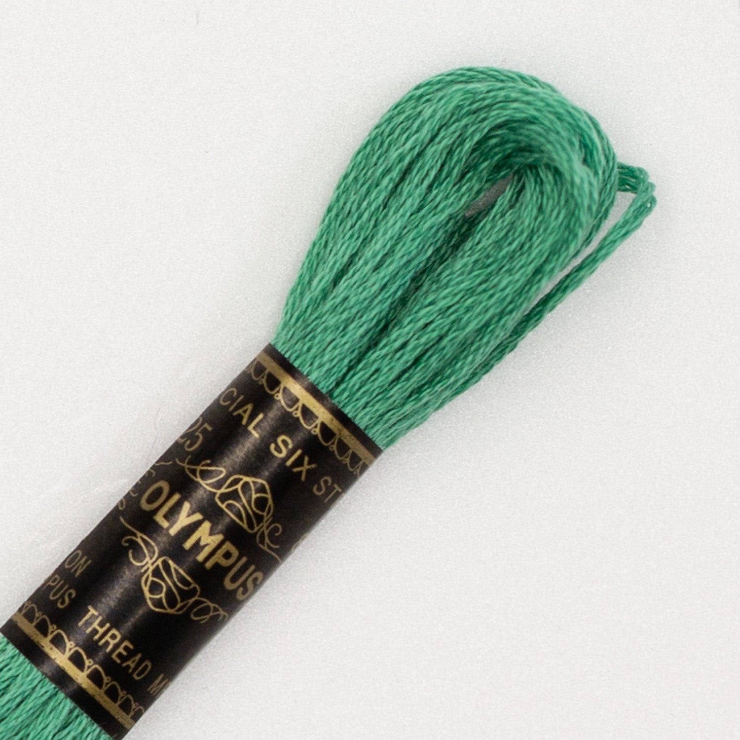 No. 25 embroidery thread, green