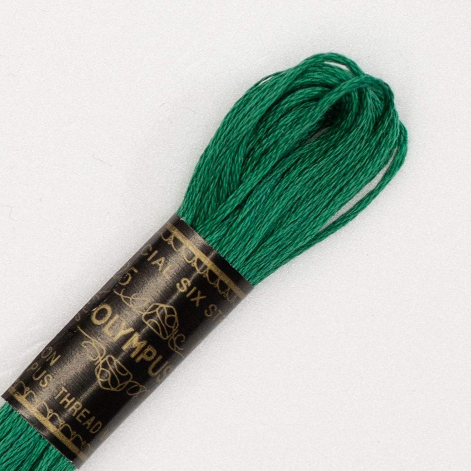 No. 25 embroidery thread, green