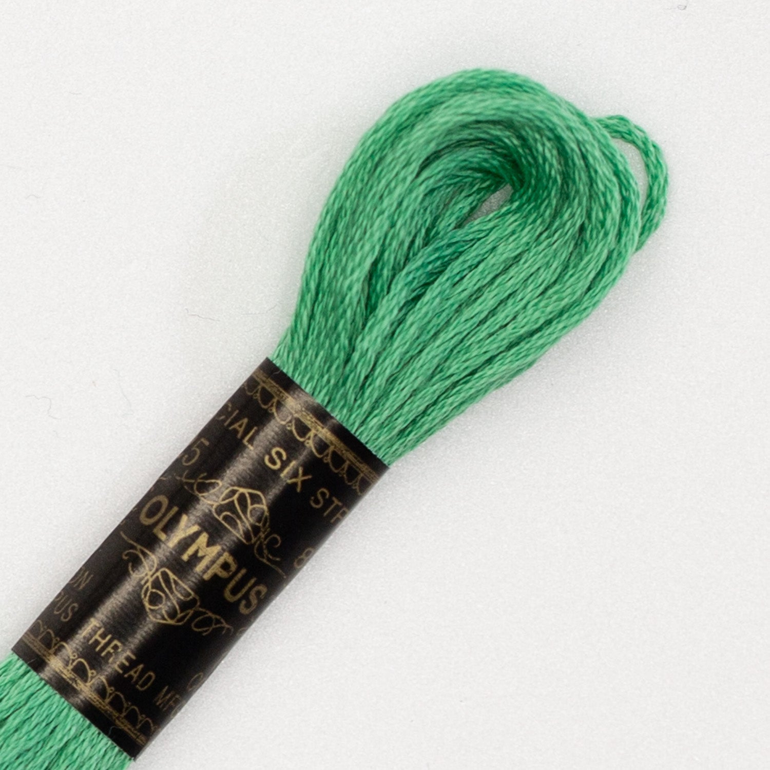 No. 25 embroidery thread, green