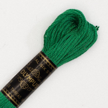 No. 25 embroidery thread, green