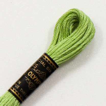 No. 25 embroidery thread, green