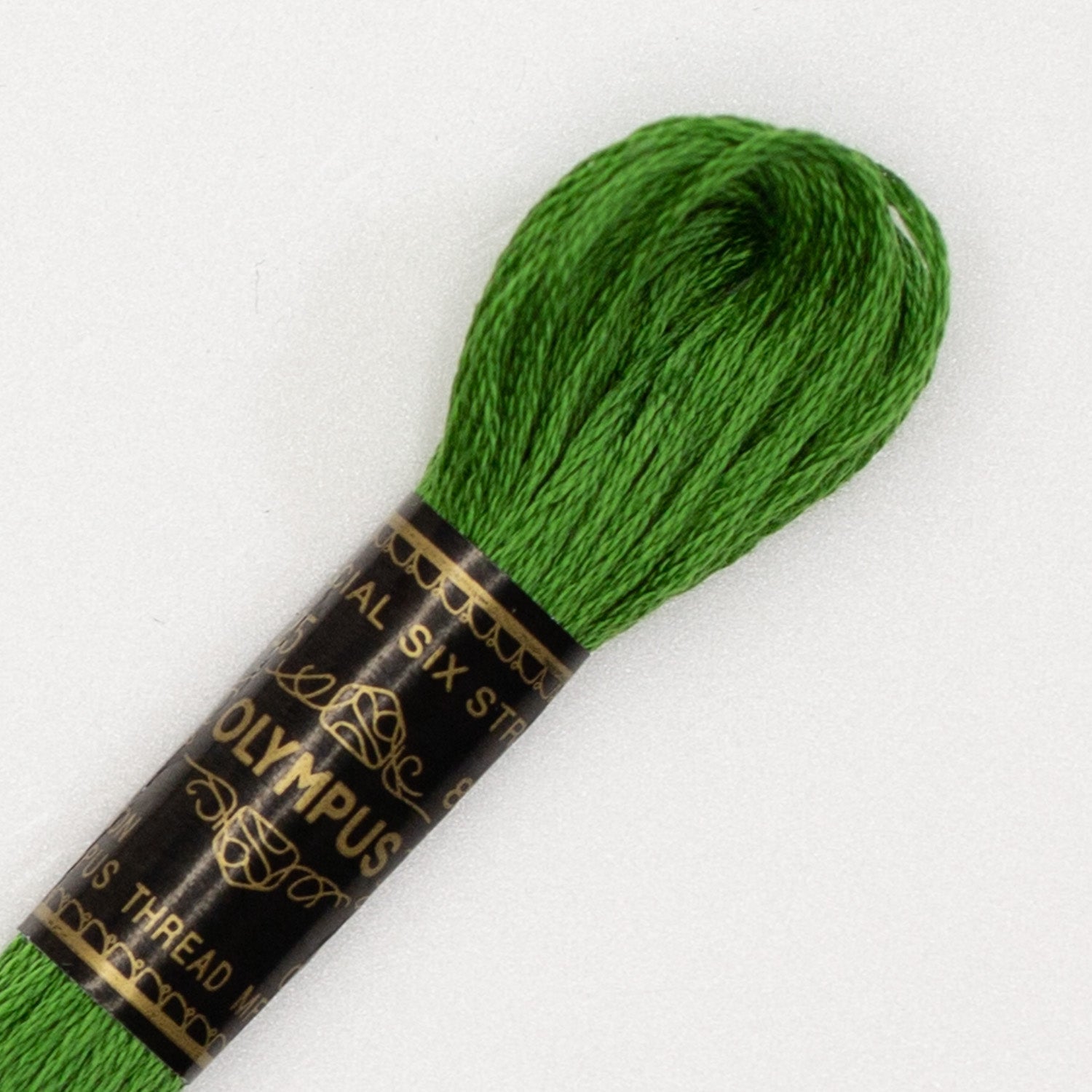 No. 25 embroidery thread, green