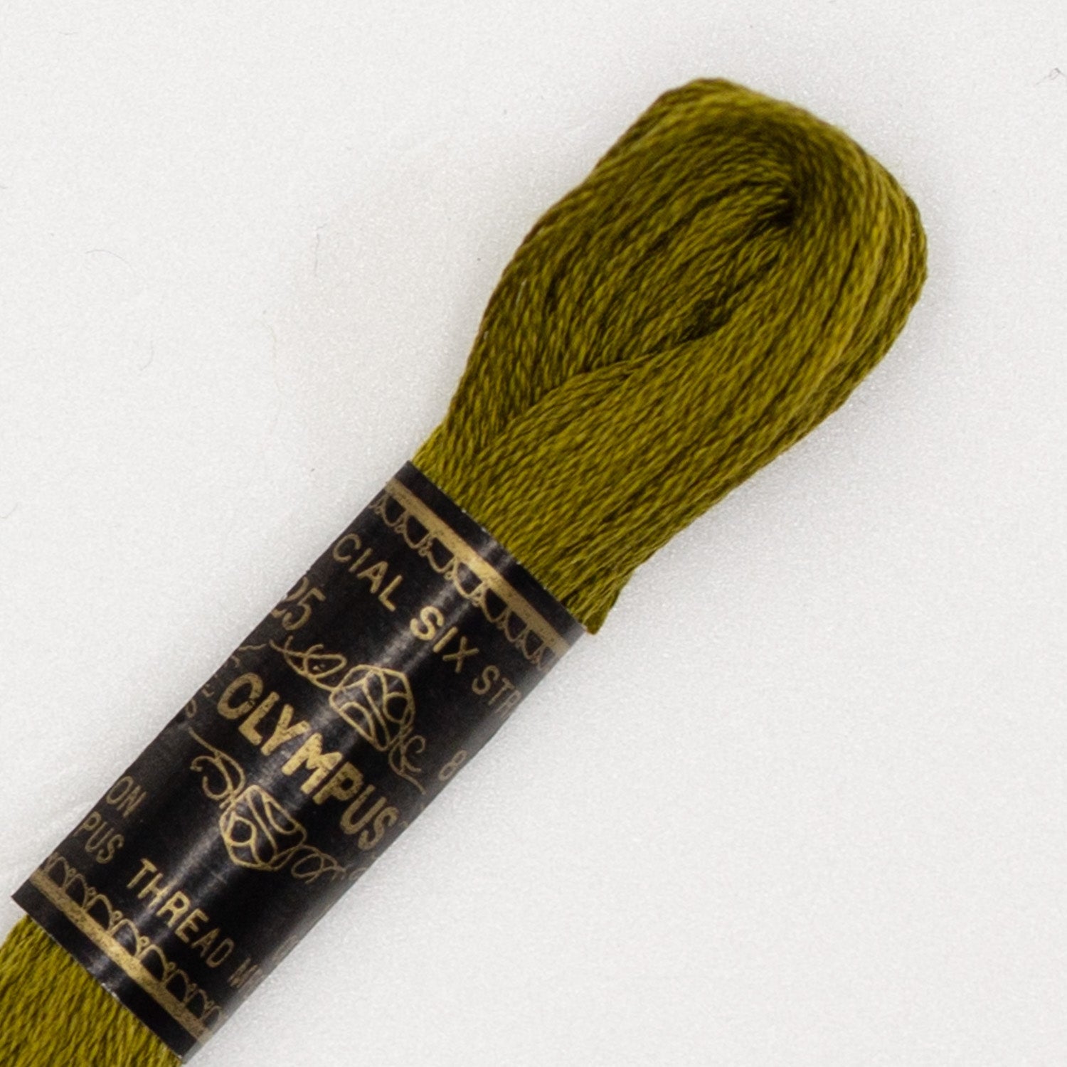 No. 25 embroidery thread, green