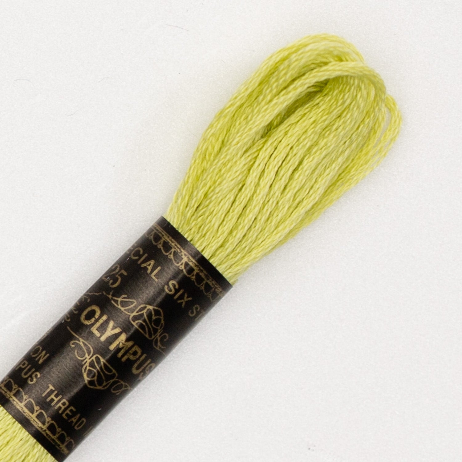 No. 25 embroidery thread, green