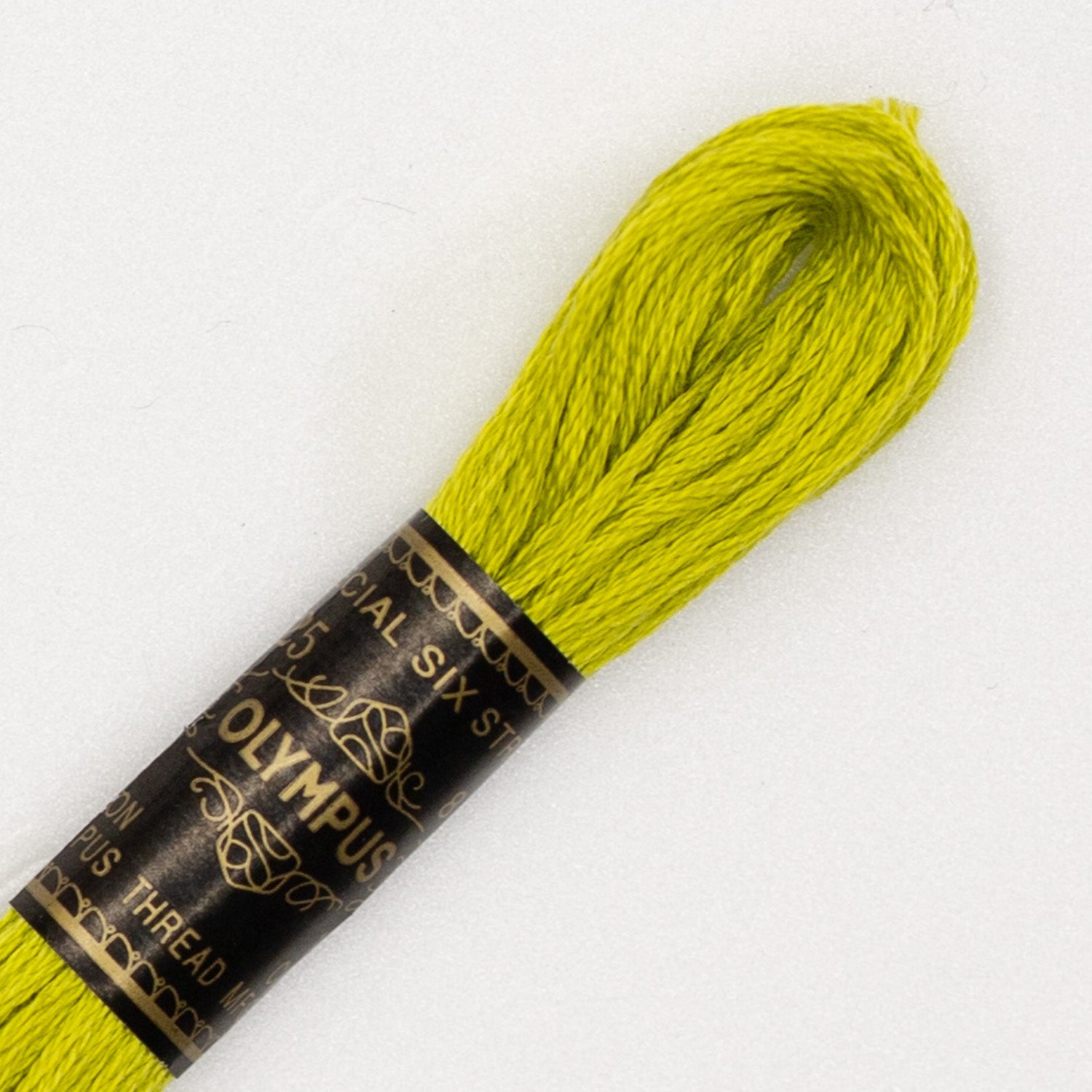 No. 25 embroidery thread, green