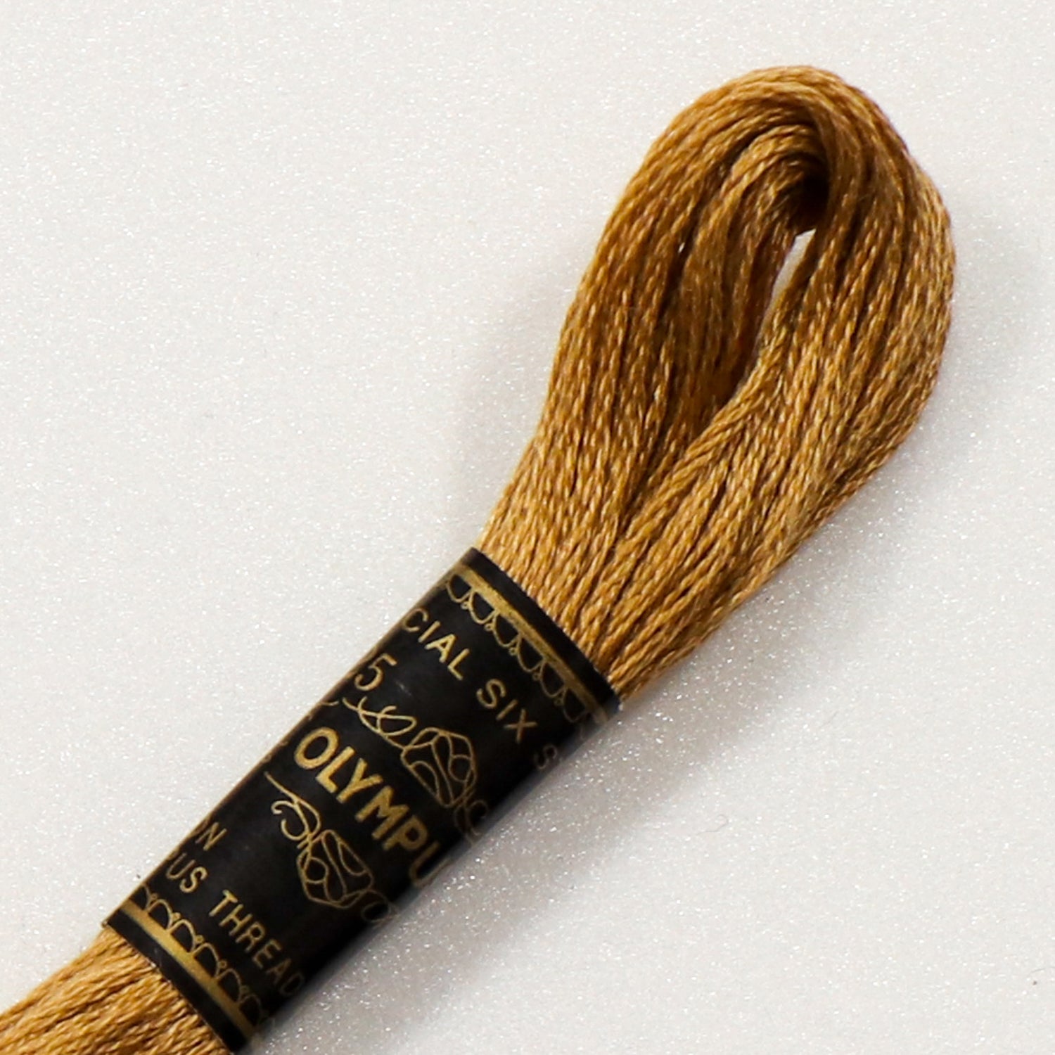 No. 25 embroidery thread, brown