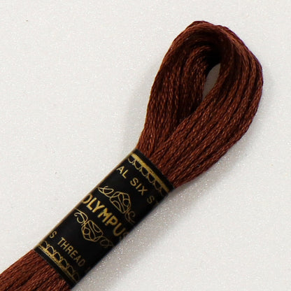 No. 25 embroidery thread, brown