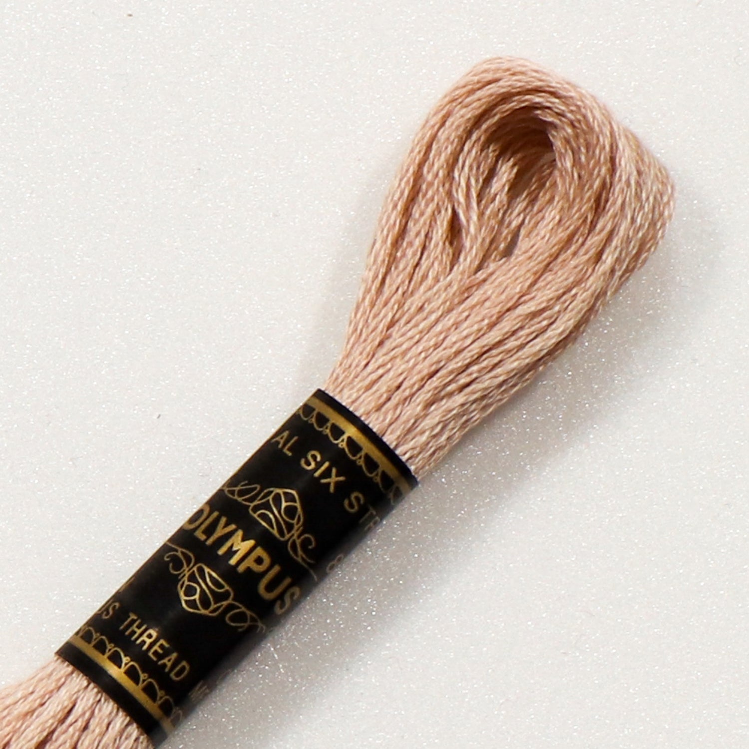 No. 25 embroidery thread, brown