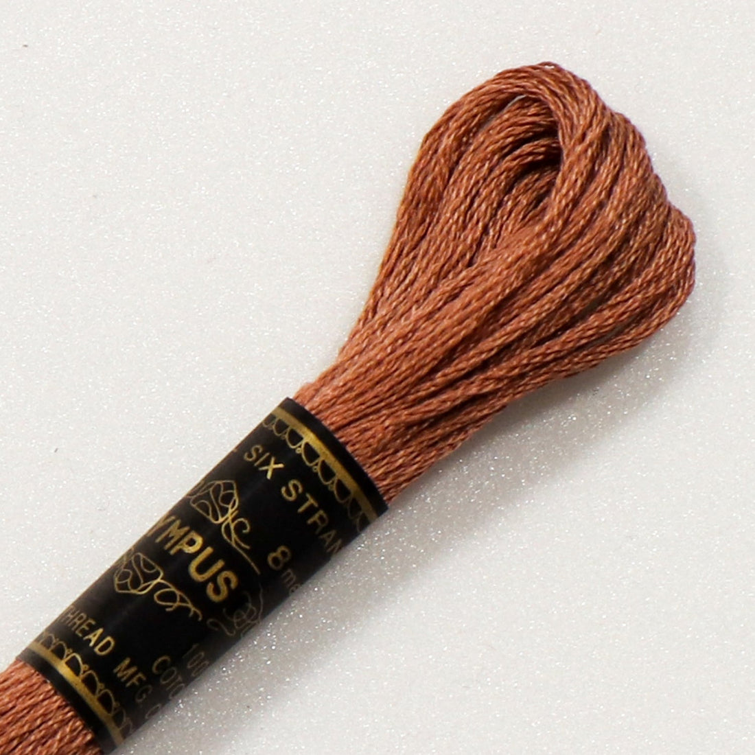 No. 25 embroidery thread, brown