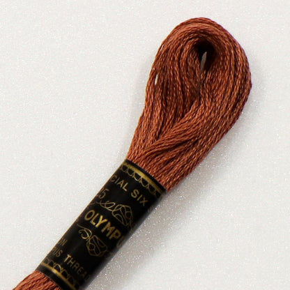 No. 25 embroidery thread, brown