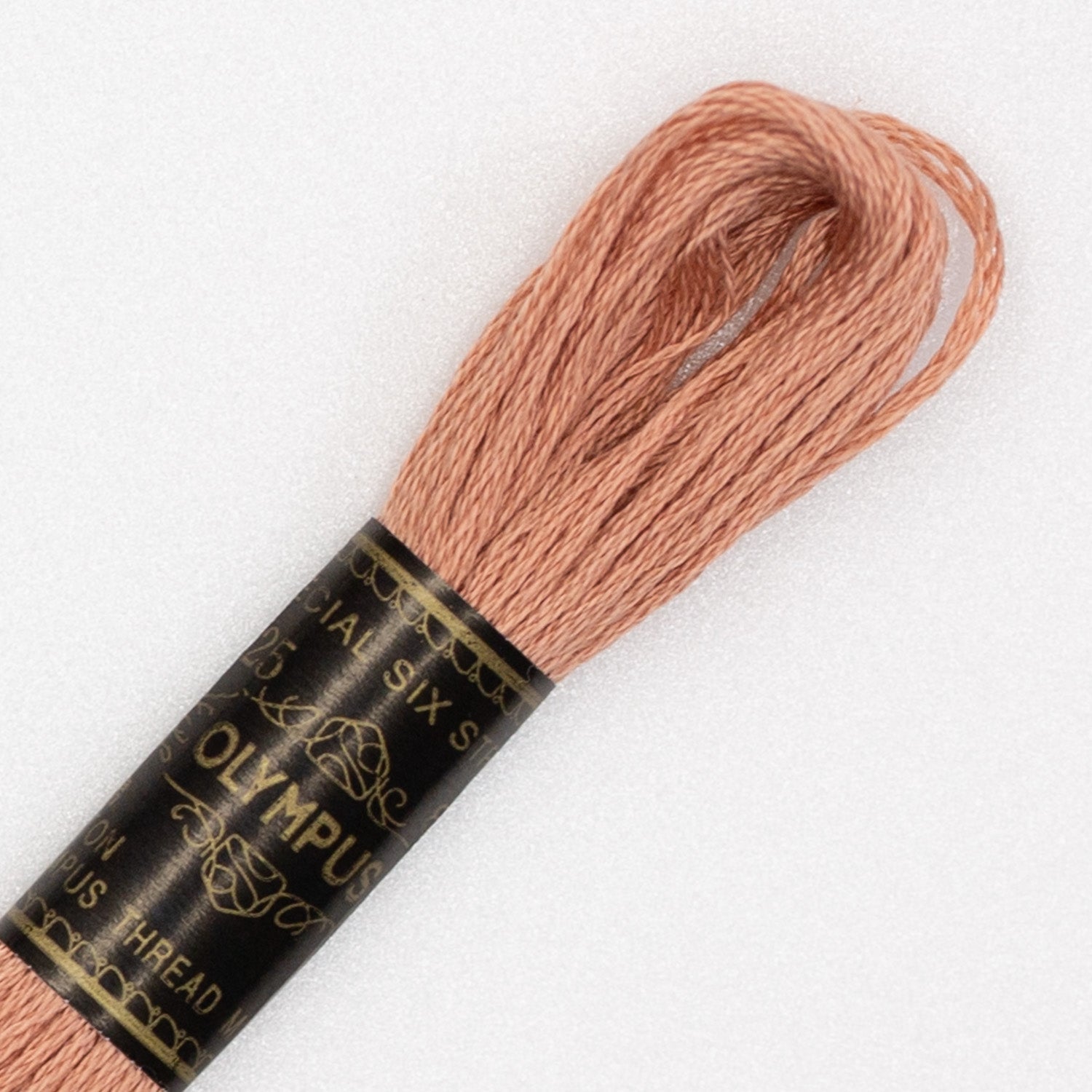 No. 25 embroidery thread, brown