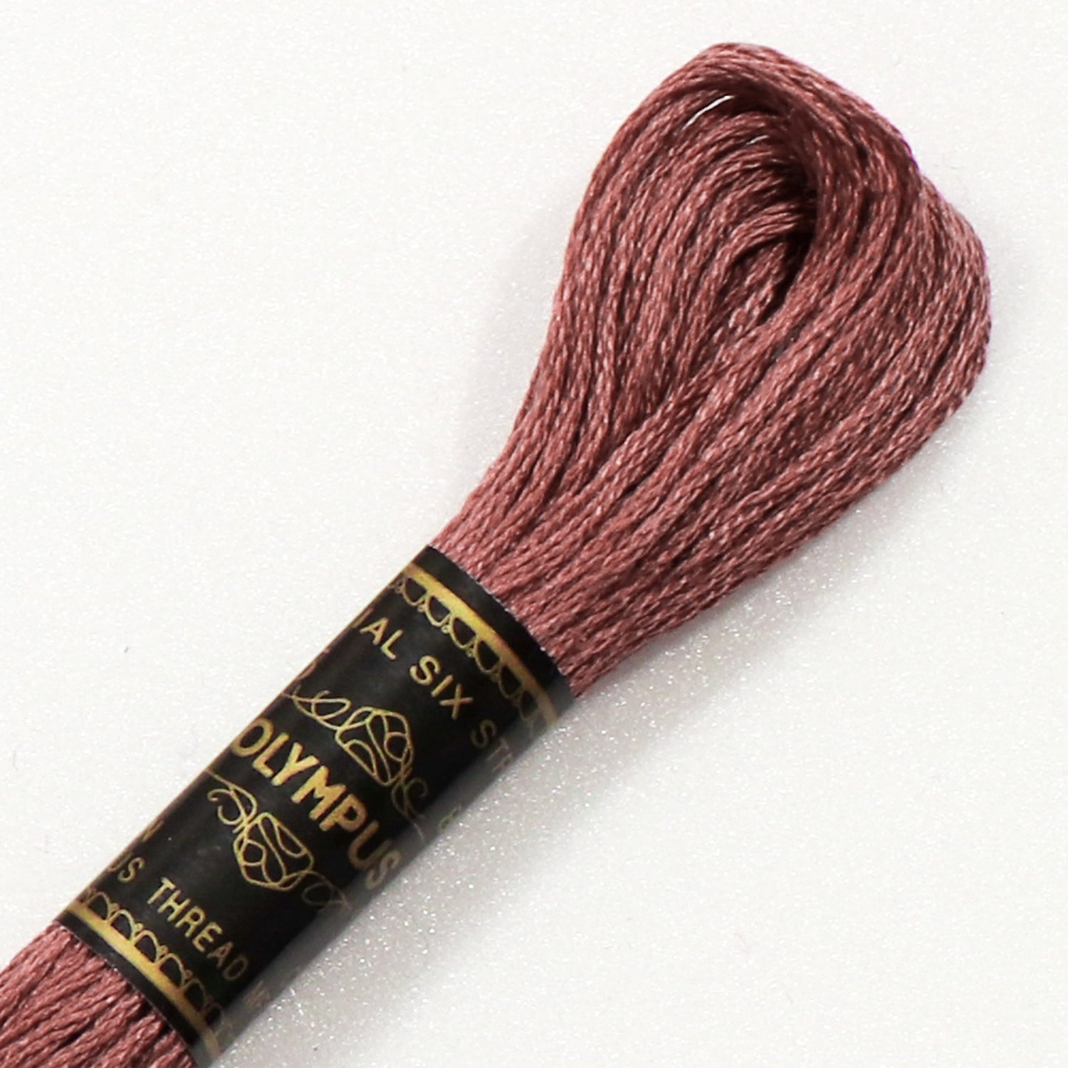 No. 25 embroidery thread, brown