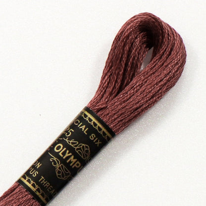 No. 25 embroidery thread, brown