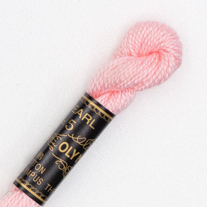 No. 5 embroidery thread, red/pink