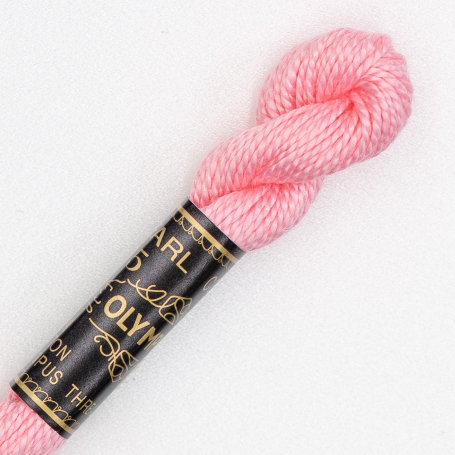 No. 5 embroidery thread, red/pink