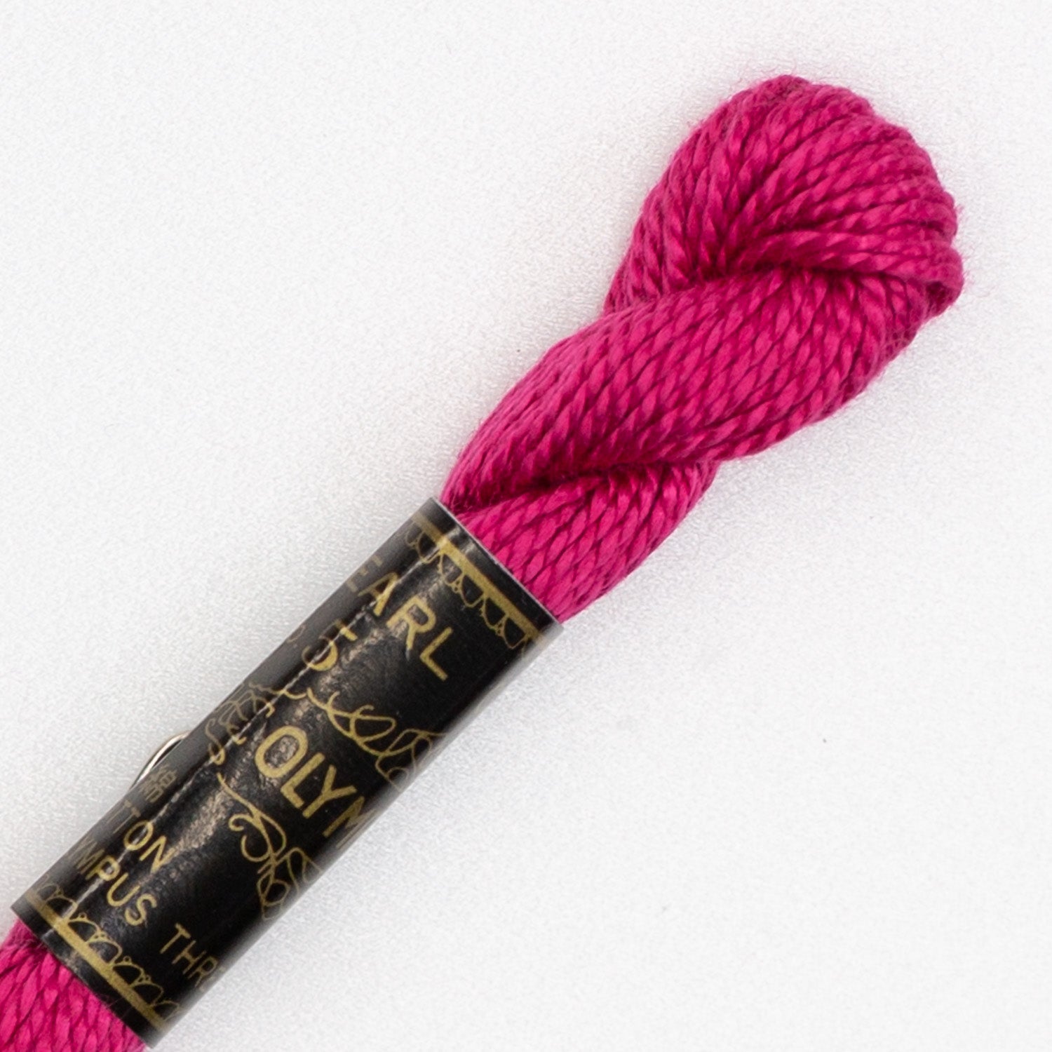 No. 5 embroidery thread, red/pink