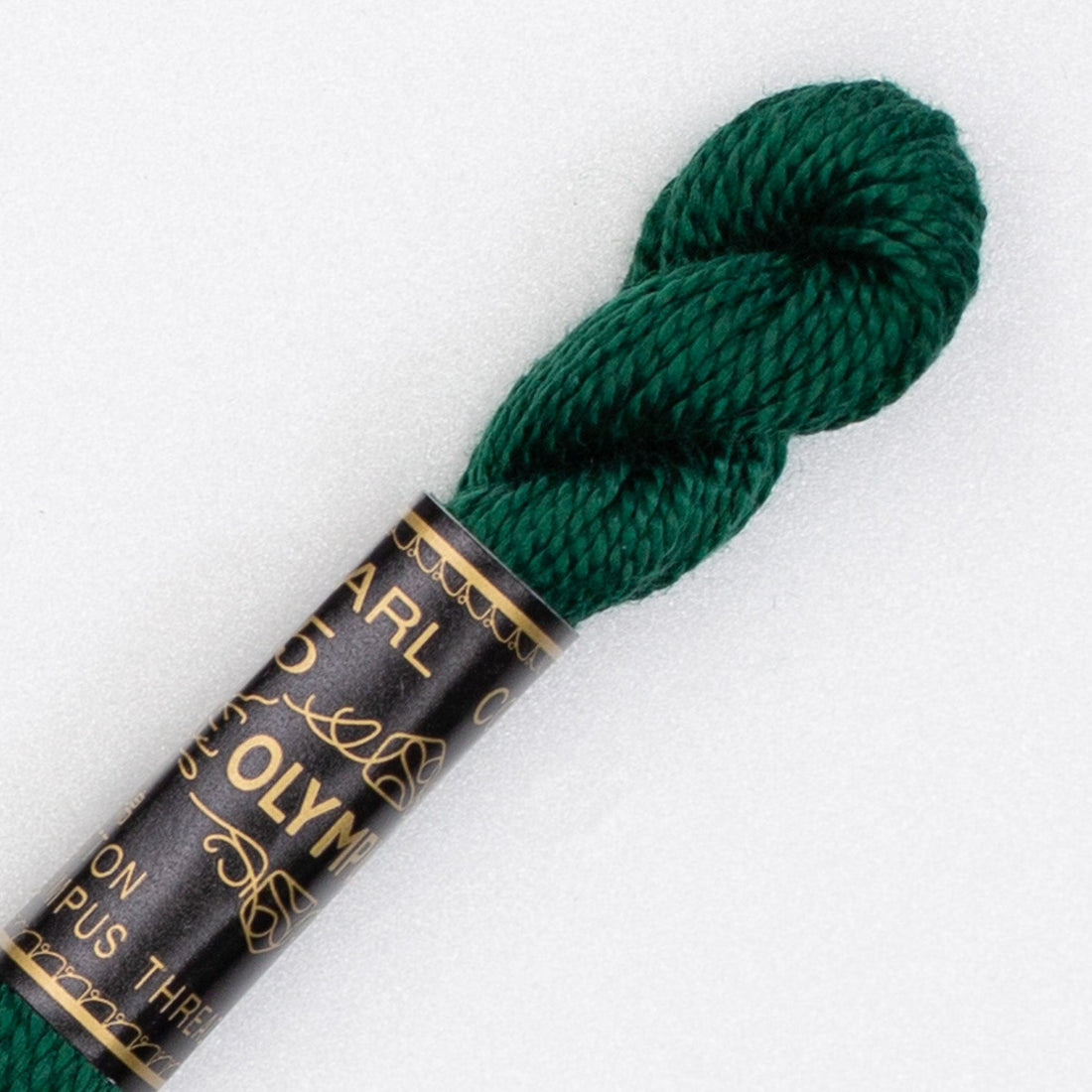 No. 5 embroidery thread, green