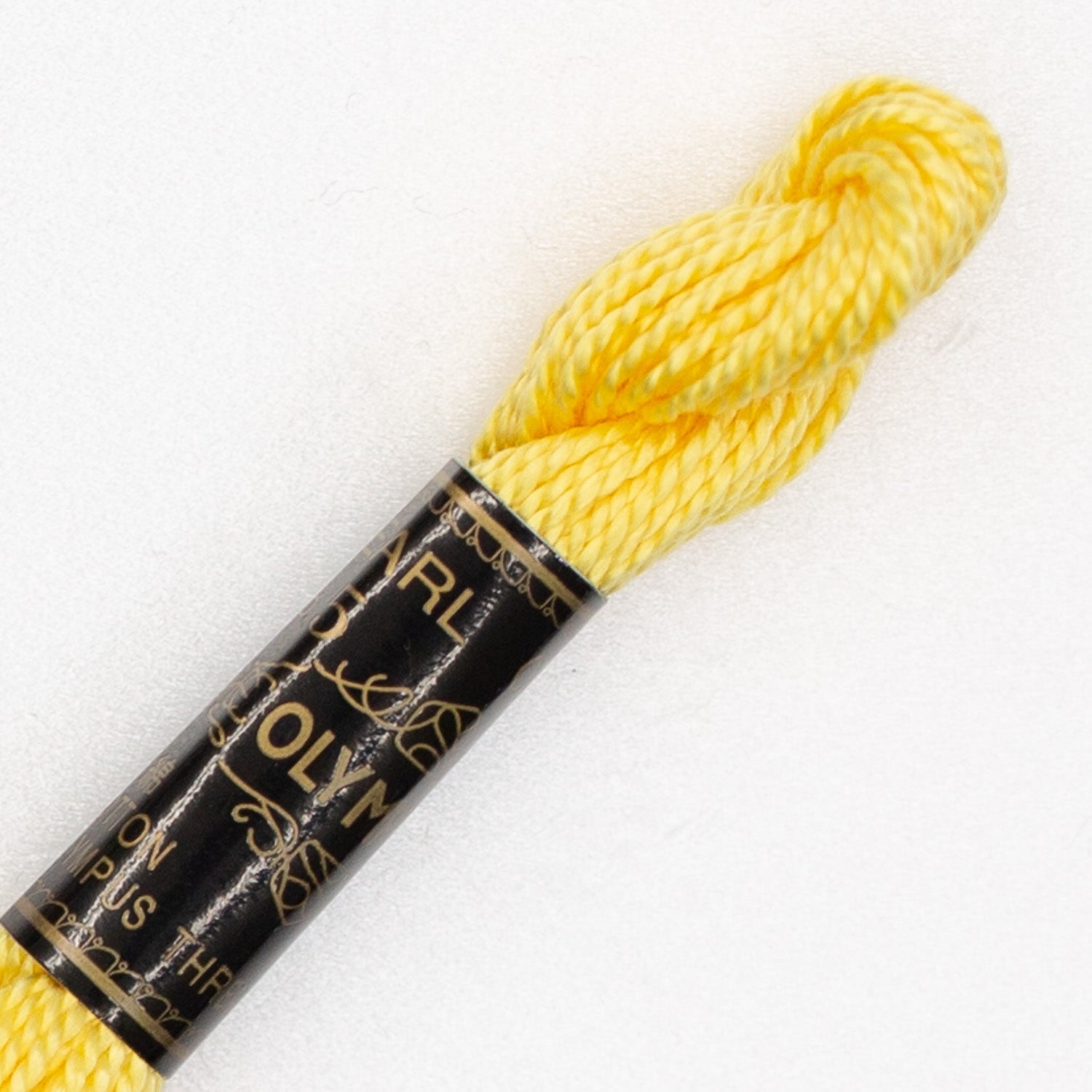 No. 5 embroidery thread, yellow