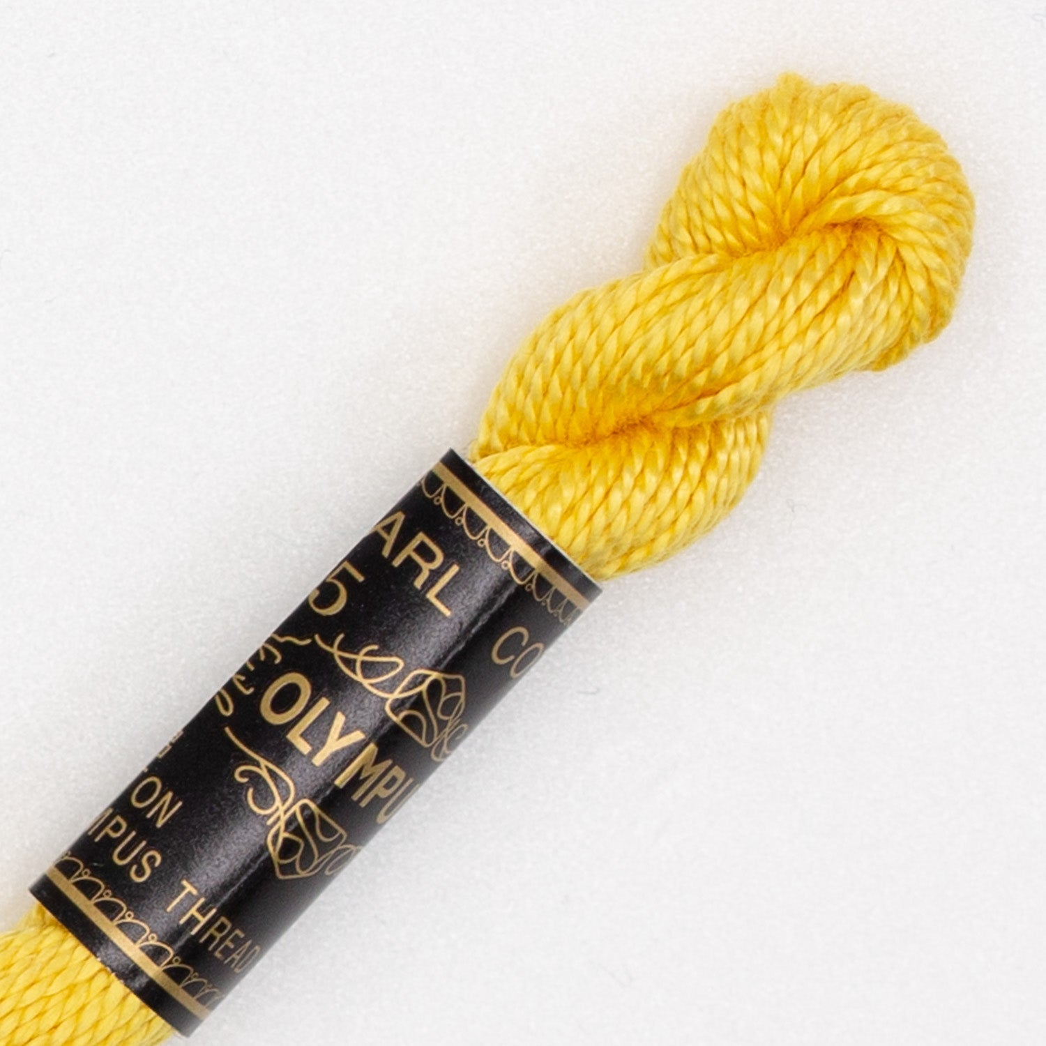 No. 5 embroidery thread, yellow