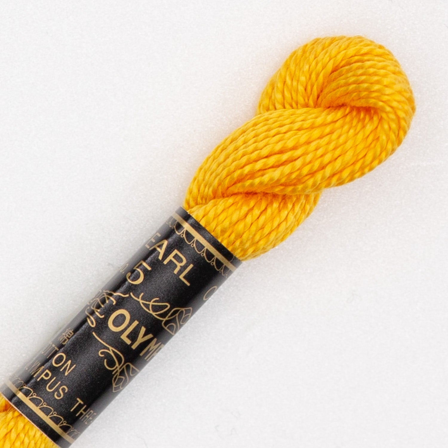 No. 5 embroidery thread, yellow