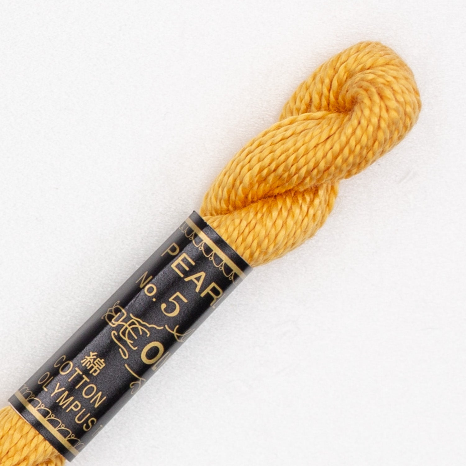 No. 5 embroidery thread, yellow